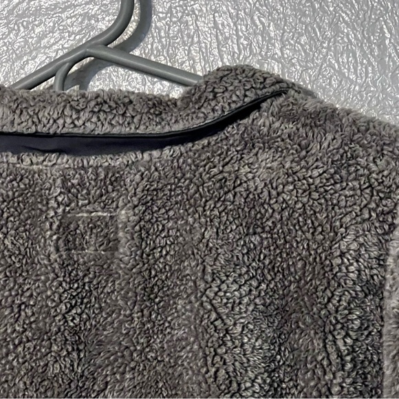 Hooey Stripe Pocket 1/4 Zip Fleece Pullover Men’s Size Small Gray Western Soft - Picture 9 of 10